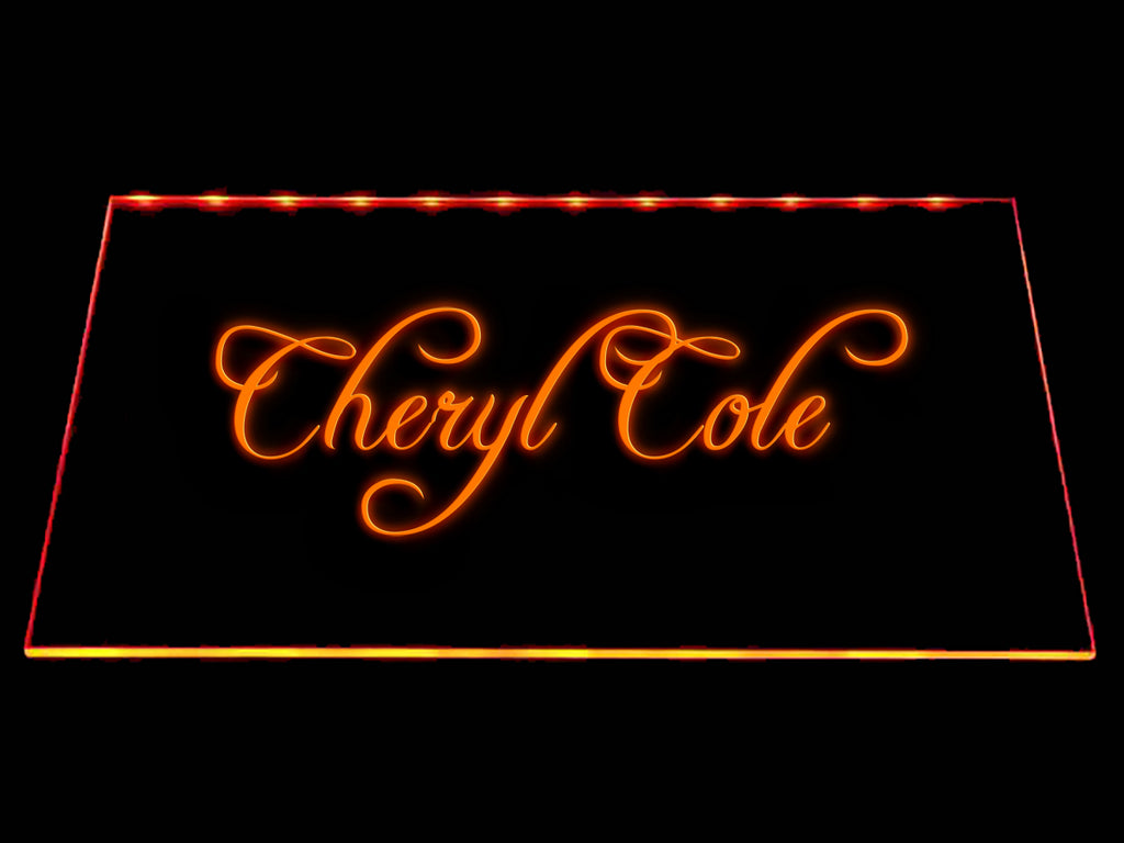 FREE Cheryl Cole LED Sign - Orange - TheLedHeroes