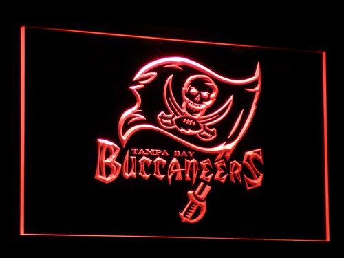 FREE Tampa Bay Buccaneers LED Sign - Red - TheLedHeroes