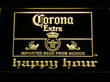 FREE Corona Extra Happy Hour LED Sign - Yellow - TheLedHeroes