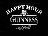 FREE Guinness Happy Hour LED Sign - White - TheLedHeroes