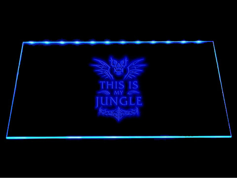 League Of Legends This is my Jungle LED Sign - Multicolor - TheLedHeroes