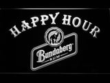FREE Bundaberg Happy Hour LED Sign - White - TheLedHeroes