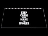 League Of Legends Keep Calm and Blame the Jungler LED Sign - White - TheLedHeroes