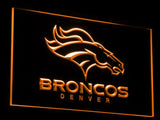 Denver Broncos LED Neon Sign USB - Orange - TheLedHeroes