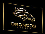 FREE Denver Broncos LED Sign - Yellow - TheLedHeroes