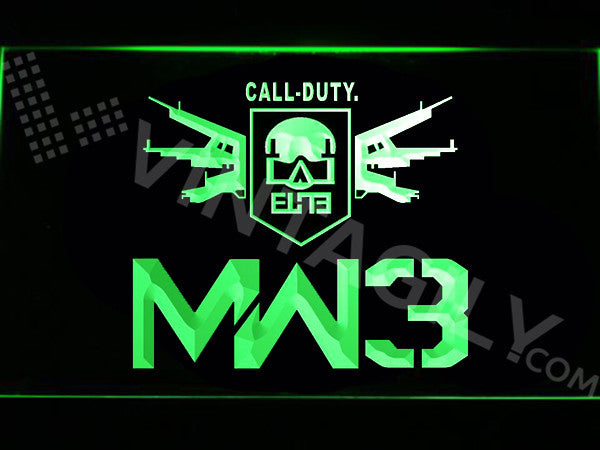 FREE Call of Duty MW3 LED Sign - Green - TheLedHeroes