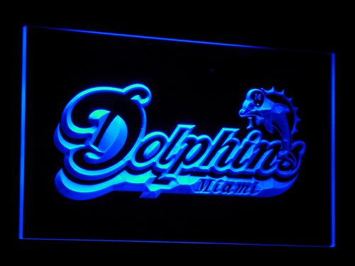 Miami Dolphins LED Sign - Blue - TheLedHeroes