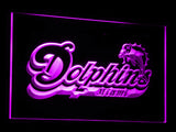 Miami Dolphins LED Sign - Purple - TheLedHeroes