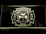FREE Shamrock Fighting Irish Fire Department LED Sign - Multicolor - TheLedHeroes