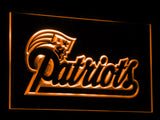New England Patriots LED Sign - Orange - TheLedHeroes