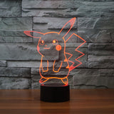 Pikachu Pokemon 3D LED LAMP -  - TheLedHeroes
