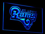 FREE Saint Louis Rams LED Sign - Blue - TheLedHeroes