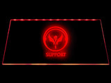 League Of Legends Support (3) LED Sign - Red - TheLedHeroes
