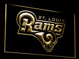 FREE Saint Louis Rams LED Sign - Yellow - TheLedHeroes