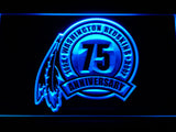 FREE Washington Redskins 75th Anniversary LED Sign - Blue - TheLedHeroes