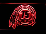 FREE Washington Redskins 75th Anniversary LED Sign - Red - TheLedHeroes