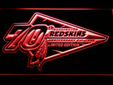 FREE Washington Redskins 70th Anniversary LED Sign - Red - TheLedHeroes