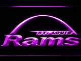 Saint Louis Rams (6) LED Sign - Purple - TheLedHeroes