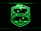FREE Seattle Seahawks 2005 NFC Champions LED Sign - Green - TheLedHeroes