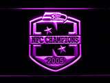 FREE Seattle Seahawks 2005 NFC Champions LED Sign - Purple - TheLedHeroes