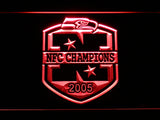 FREE Seattle Seahawks 2005 NFC Champions LED Sign - Red - TheLedHeroes