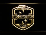 FREE Seattle Seahawks 2005 NFC Champions LED Sign - Yellow - TheLedHeroes