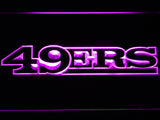 FREE San Francisco 49ers (5) LED Sign - Purple - TheLedHeroes