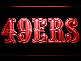 FREE San Francisco 49ers (6) LED Sign - Red - TheLedHeroes