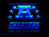 San Diego Chargers 1994 AFC Champions LED Sign - Blue - TheLedHeroes