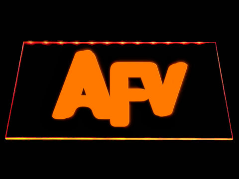 FREE AFV - America's Funniest Home Videos LED Sign - Orange - TheLedHeroes