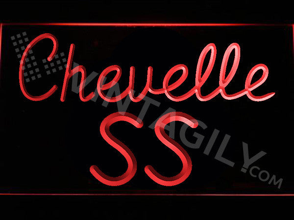 FREE Chevrolet Chevelle SS LED Sign - Red - TheLedHeroes