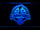 Pittsburgh Steelers Super Bowl XL Champions LED Sign - Blue - TheLedHeroes