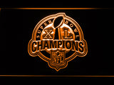 Pittsburgh Steelers Super Bowl XL Champions LED Sign - Orange - TheLedHeroes