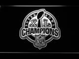 Pittsburgh Steelers Super Bowl XL Champions LED Sign - White - TheLedHeroes
