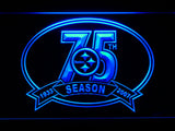 Pittsburgh Steelers 75th Anniversary LED Sign - Blue - TheLedHeroes