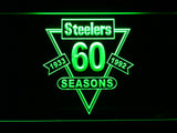 FREE Pittsburgh Steelers 60th Anniversary LED Sign - Green - TheLedHeroes