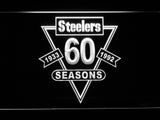 FREE Pittsburgh Steelers 60th Anniversary LED Sign - White - TheLedHeroes