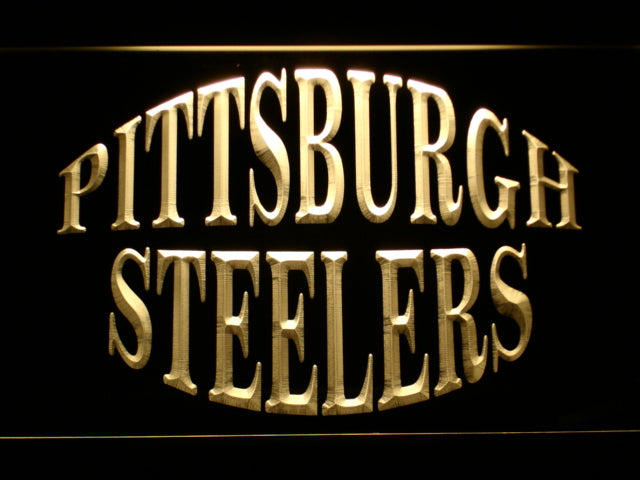 FREE Pittsburgh Steelers (6) LED Sign - Yellow - TheLedHeroes