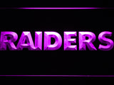 FREE Oakland Raiders (4) LED Sign - Purple - TheLedHeroes