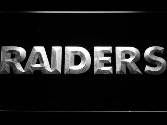 FREE Oakland Raiders (4) LED Sign - White - TheLedHeroes