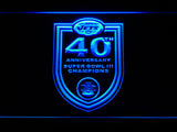 FREE New York Jets 40th Anniversary LED Sign - Blue - TheLedHeroes