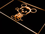 FREE Disney Mini Mickey Mousse LED Sign - Orange - TheLedHeroes