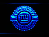 FREE New York Giants Community Quarterback LED Sign - Blue - TheLedHeroes
