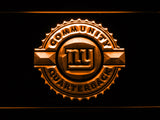 FREE New York Giants Community Quarterback LED Sign - Orange - TheLedHeroes