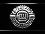 FREE New York Giants Community Quarterback LED Sign - White - TheLedHeroes