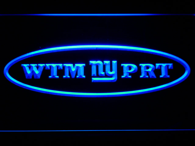 New York Giants  WTM NY PRT LED Sign - Blue - TheLedHeroes
