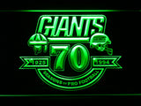 New York Giants 70th Anniversary LED Sign - Green - TheLedHeroes