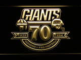 New York Giants 70th Anniversary LED Sign - Yellow - TheLedHeroes