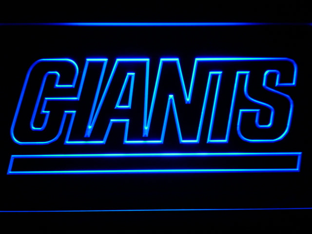 New York Giants (8) LED Sign - Blue - TheLedHeroes