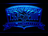FREE Minnesota Vikings 40th Anniversary LED Sign - Blue - TheLedHeroes